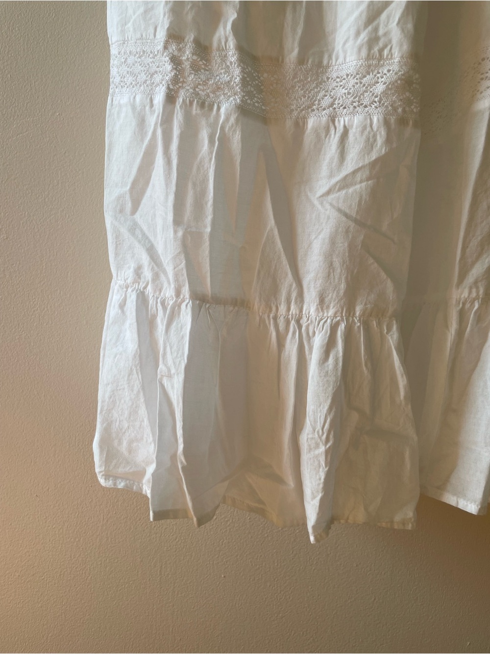 Universal Thread White Ruffle Dress - Picture 3 of 9